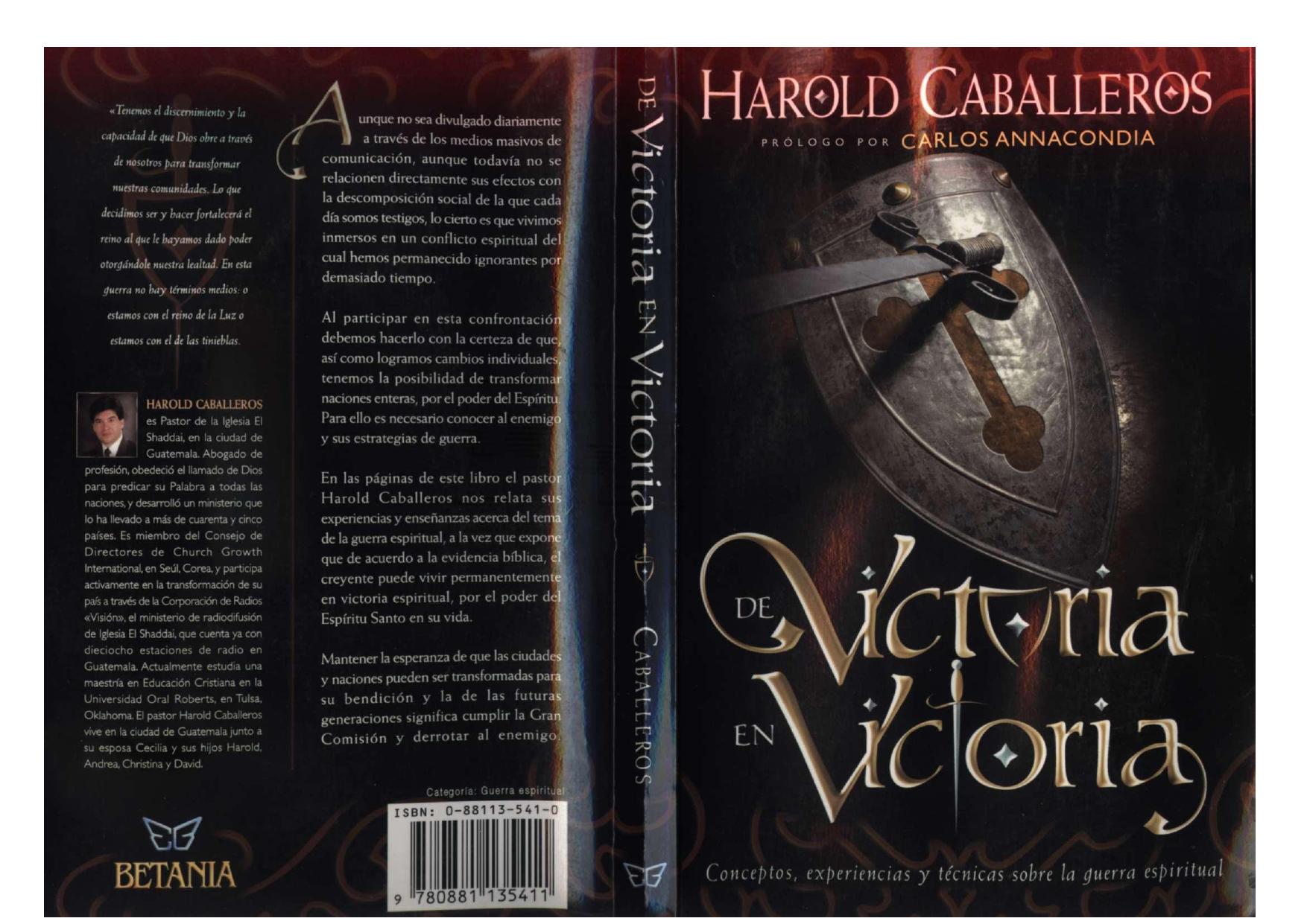 Harold Caballeros by De Victoria En Victoria