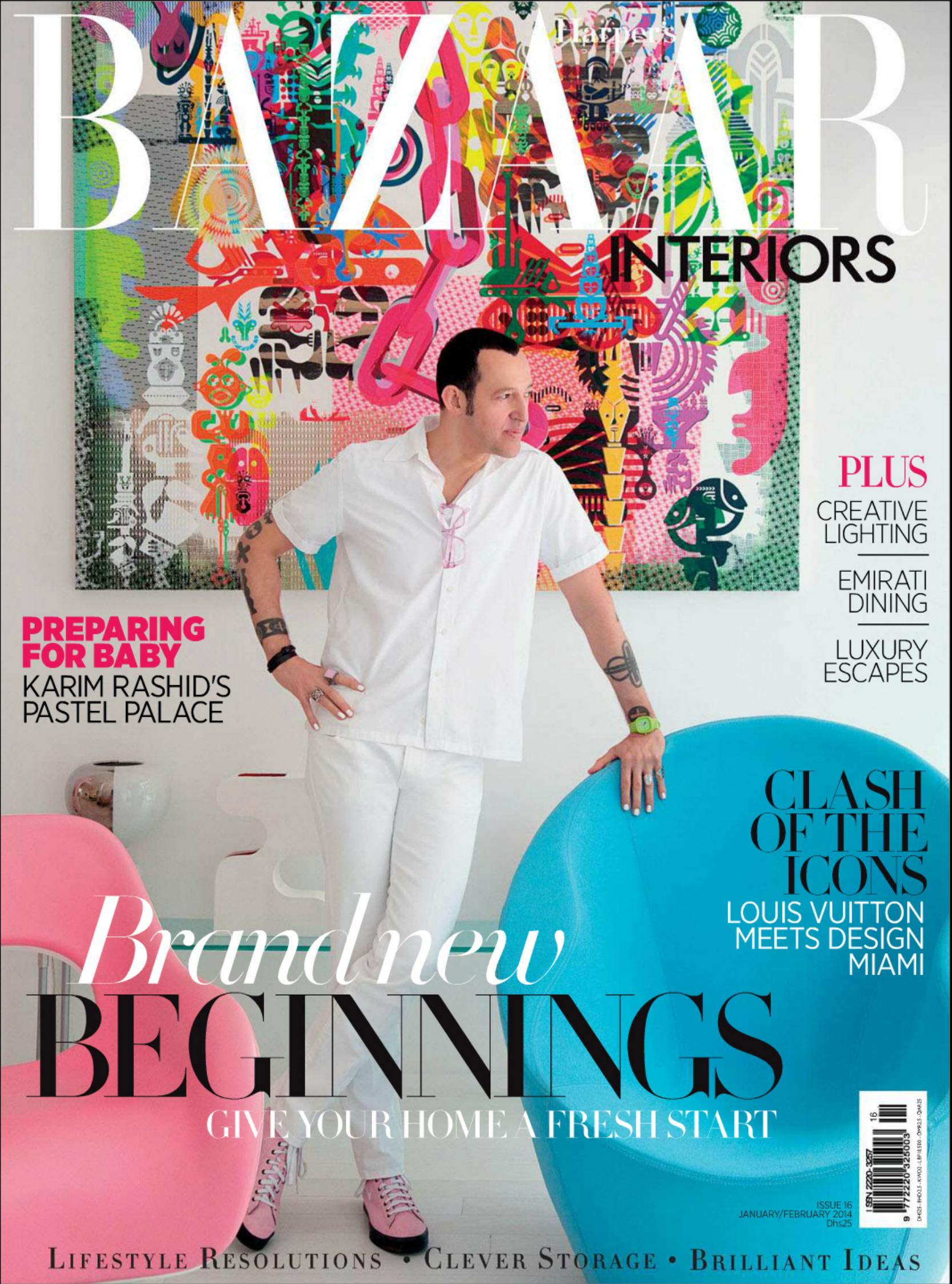 Harper's Bazaar Interiors Magazine January/February 2014 by Unknow