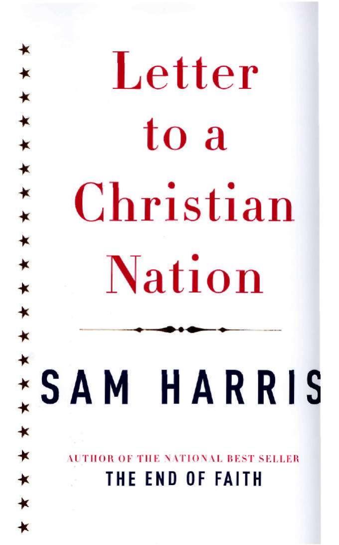 Harris, Sam by Letter to a Christian Nation