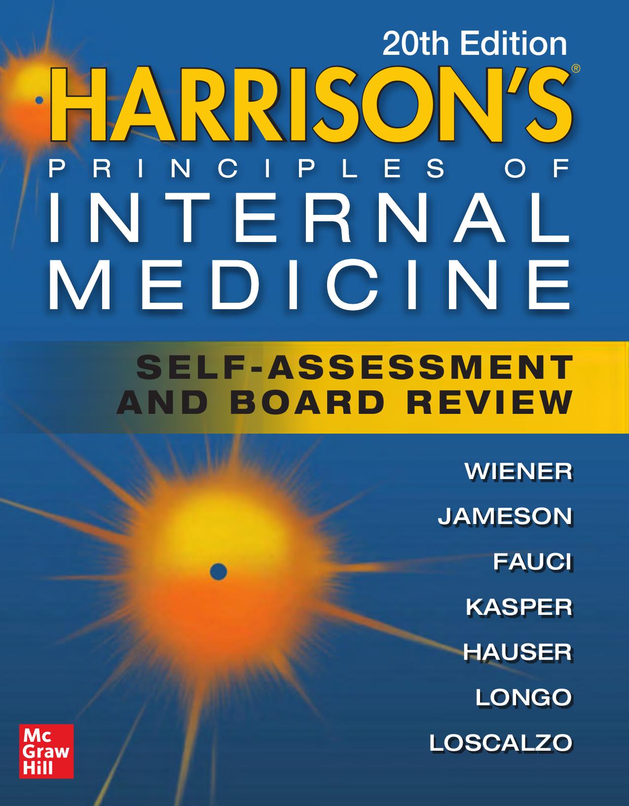 Harrison's Principles of Internal Medicine Self-Assessment and Board Review, 20th Edition by unknow