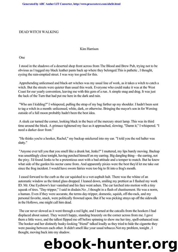 Harrison, Kim - Hollows 01 by Harrison Kim