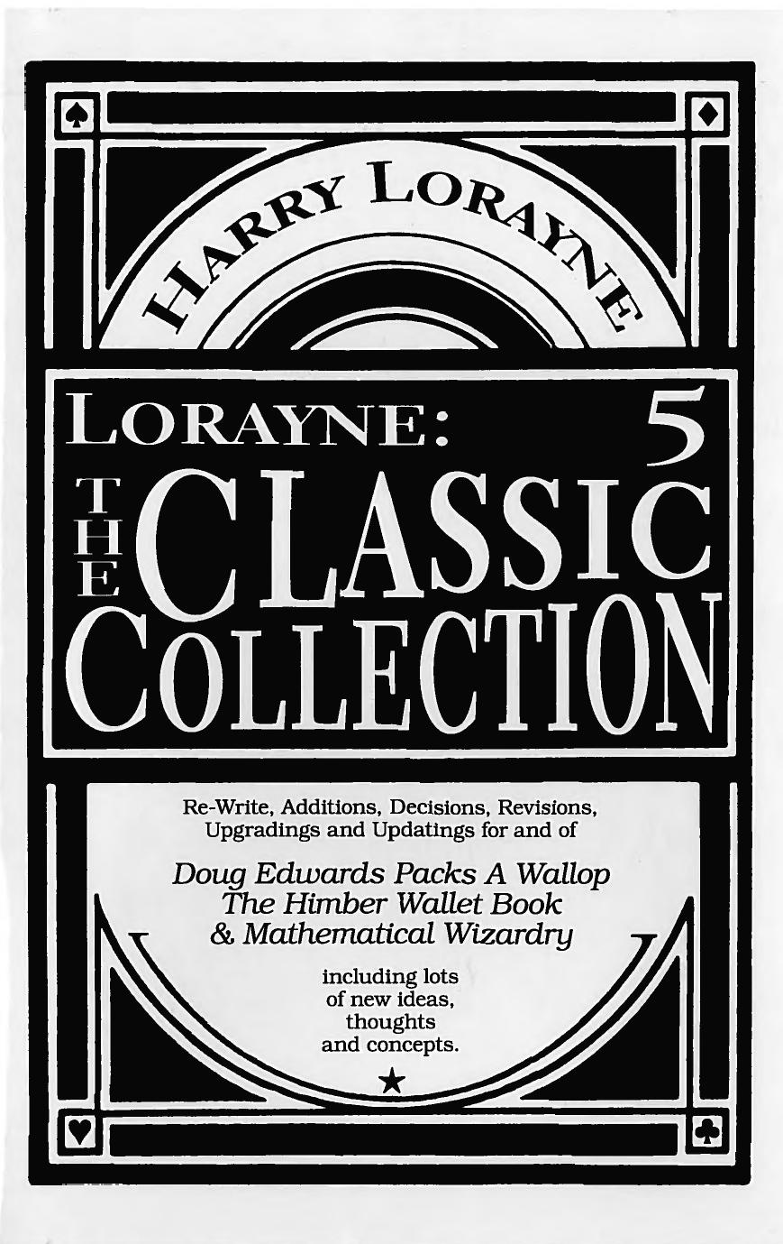 Harry Lorayne - The Classic Collections by Vol 5