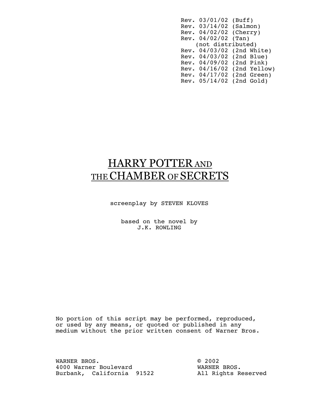 Harry Potter 2 by Unknown