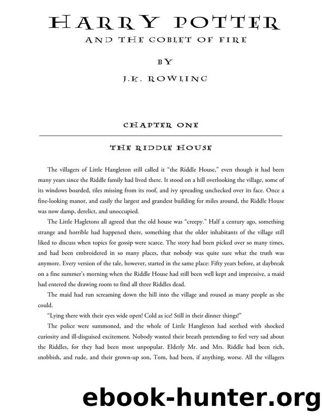 Harry Potter and the Goblet of Fire by 