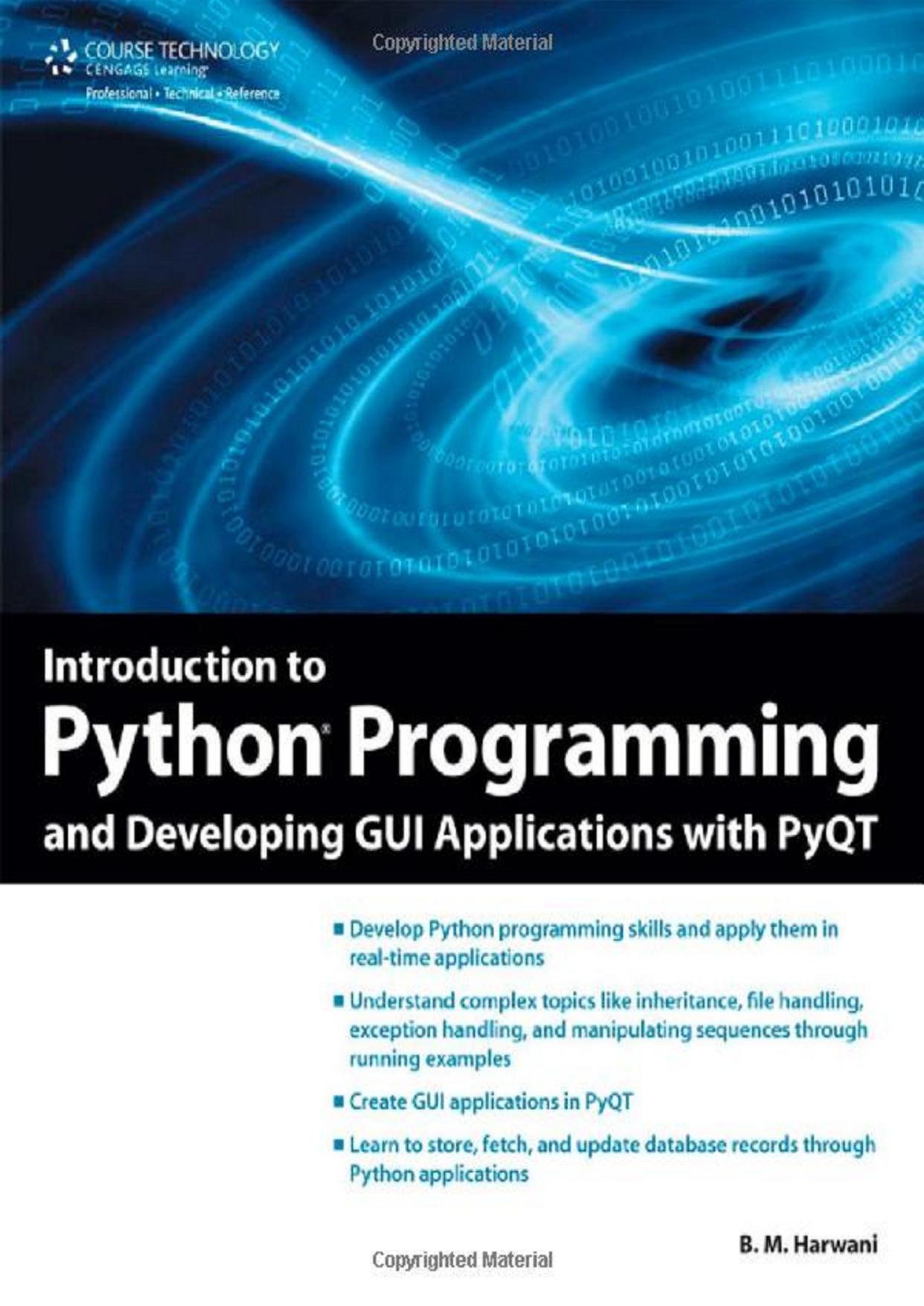 Harwani B. M. - Introduction to Python Programming and Developing GUI Applications with PyQT by Acampo GmbH