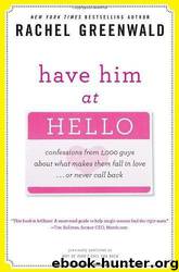 Have Him at Hello: Confessions From 1,000 Guys About What Makes Them Fall in Love . . . Or Never Call Back by Rachel Greenwald