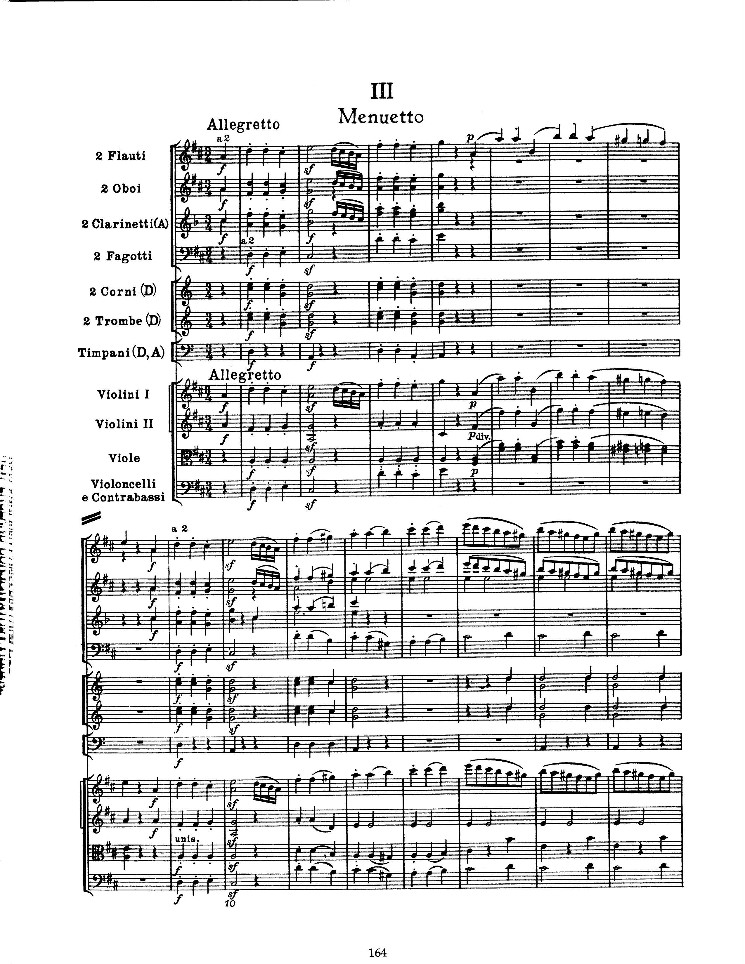 Haydn by Symphony No.101 Mvt.III Full Score