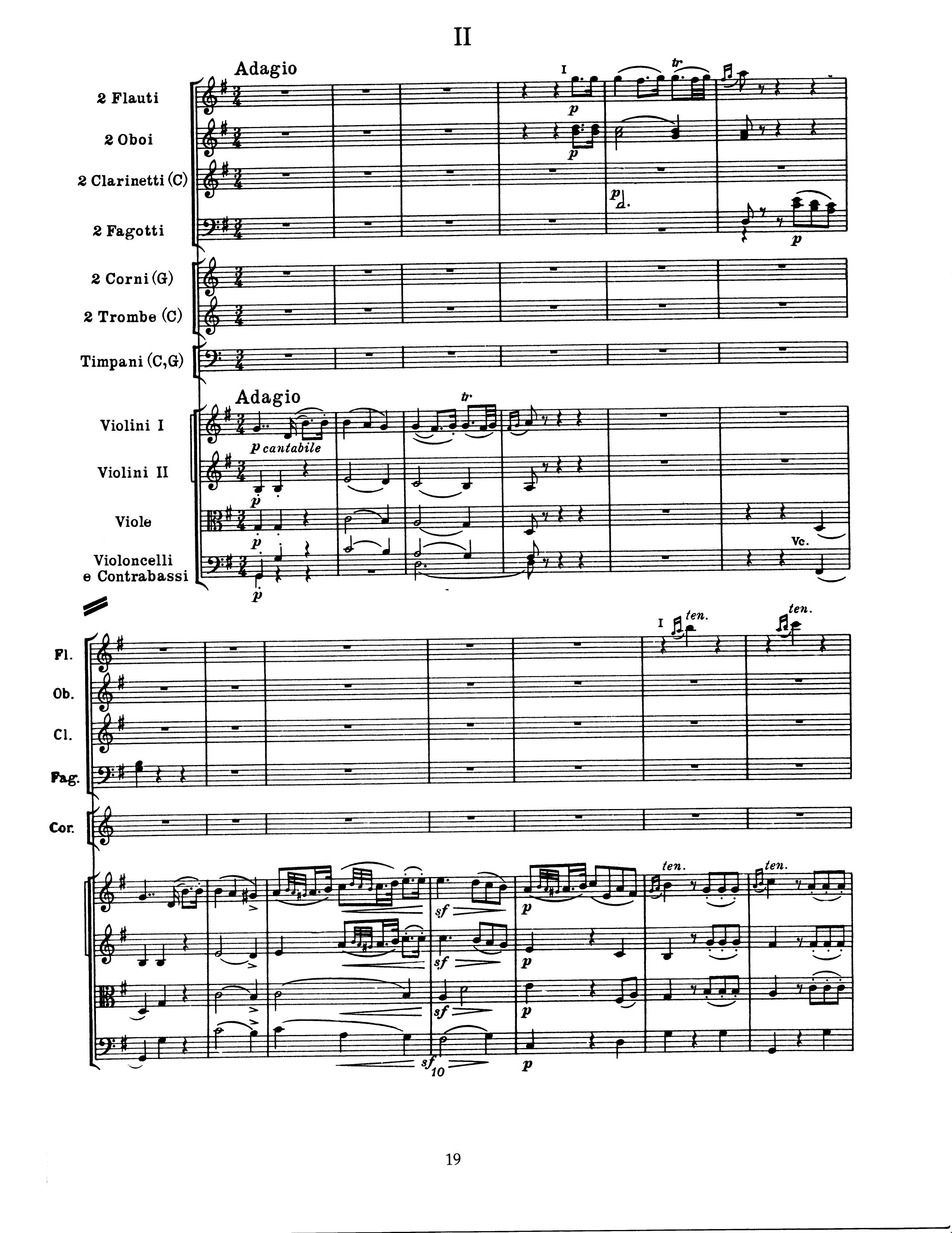 Haydn by Symphony No.99 Mvt.II Full Score