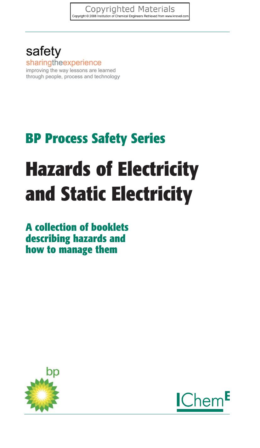 Hazards of Electricity and Static Electricity (2006) by 4<8=8AB@0B>@