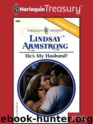 He's My Husband by Lindsay Armstrong