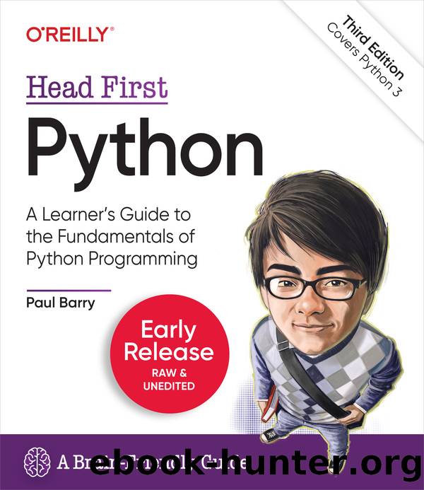 Head First Python, 3rd Edition by Paul Barry