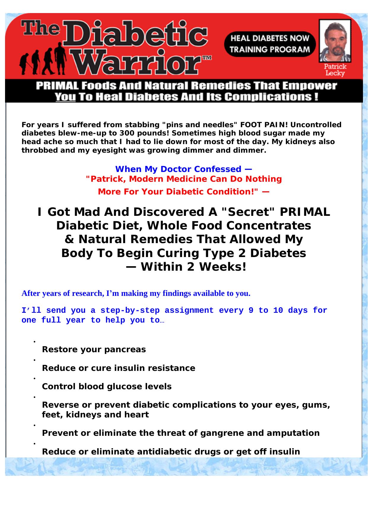 Heal Diabetes Now Membership Site. by Best of Kuszter's Collection