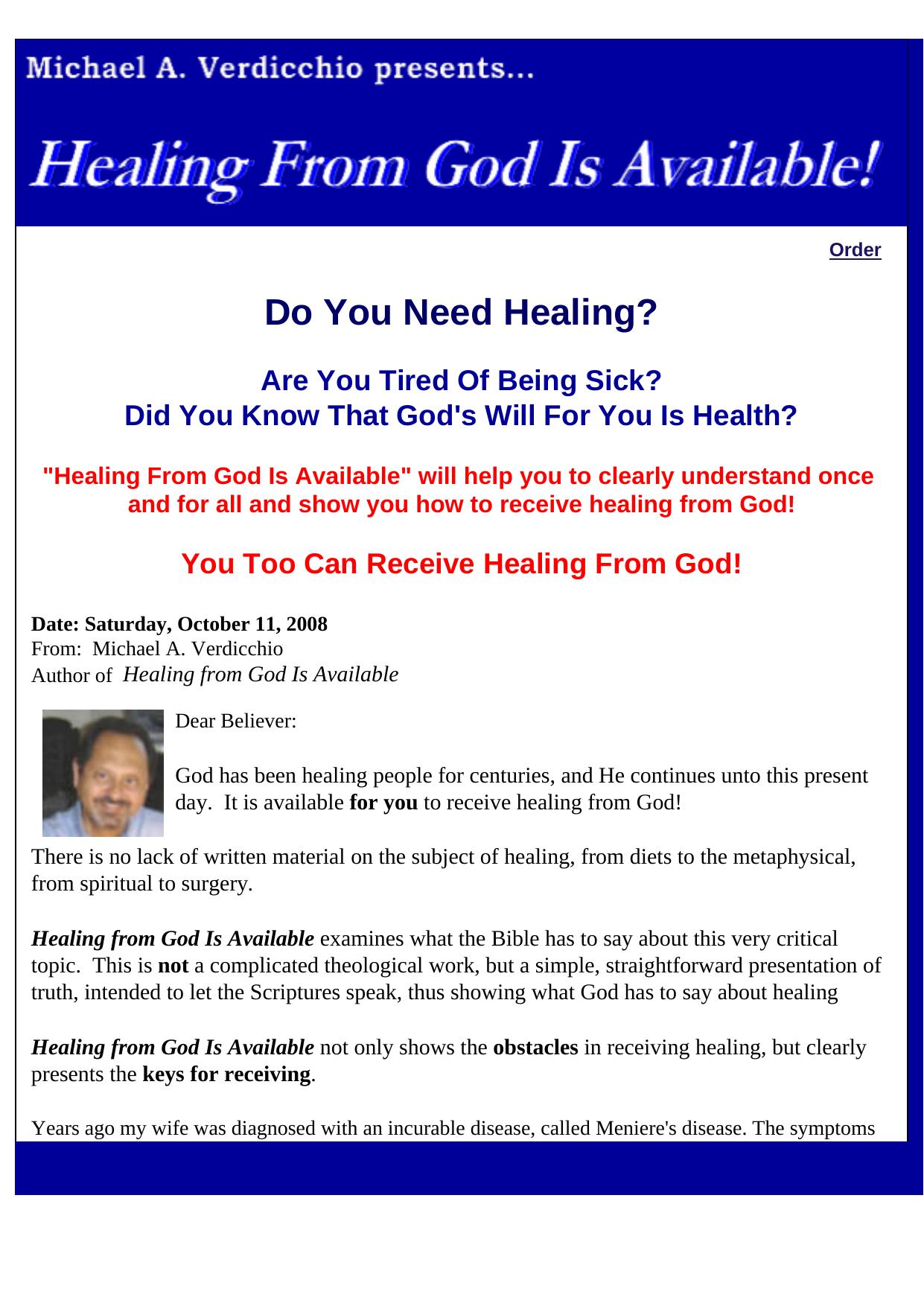 Healing From God Is Available. by Best of Kuszter's Collection