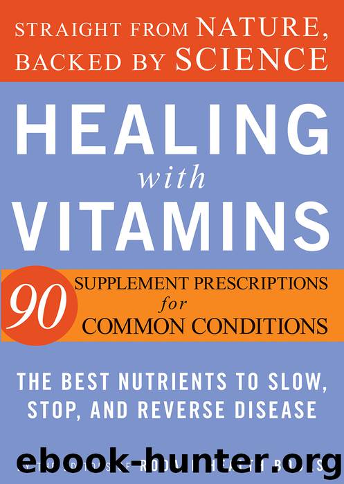Healing with Vitamins by Editors of Rodale Health Books