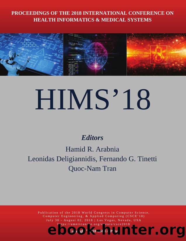 Health Informatics and Medical Systems by Hamid R. Arabnia; Leonidas Deligiannidis; Fernando G. Tinetti; Quoc-Nam Tran