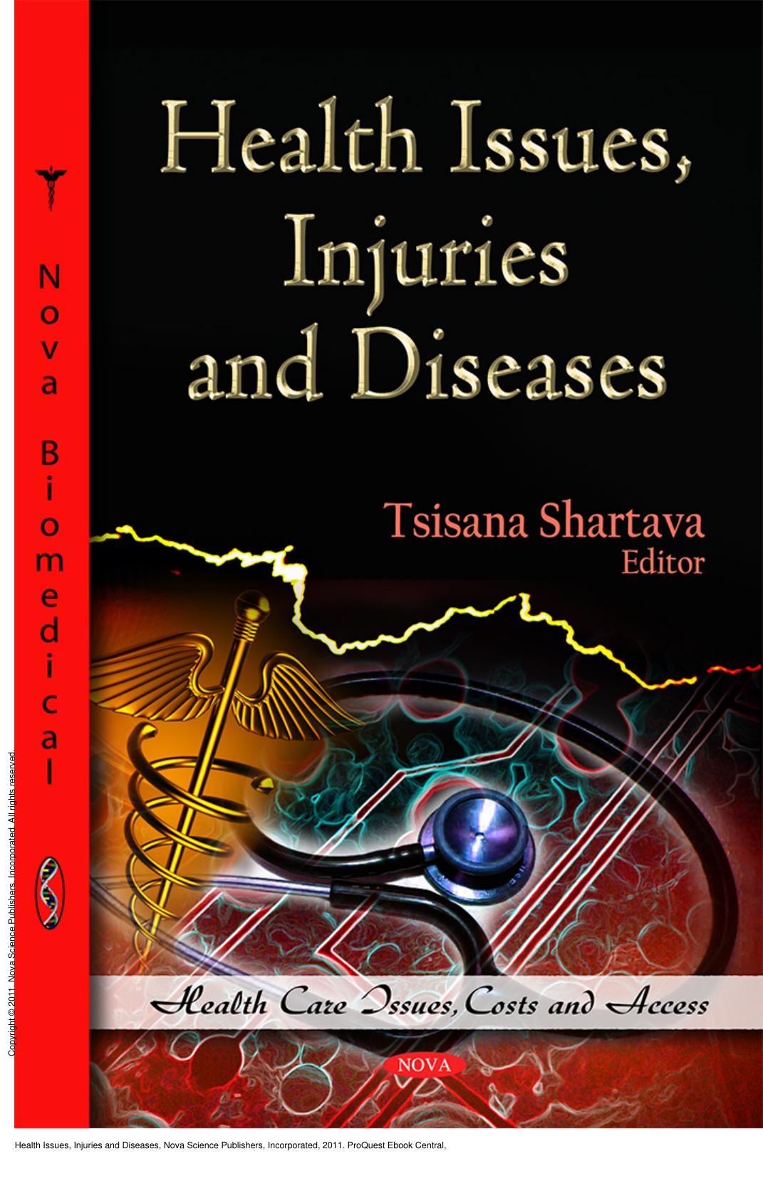 Health Issues, Injuries and Diseases by Tsisana Shartava