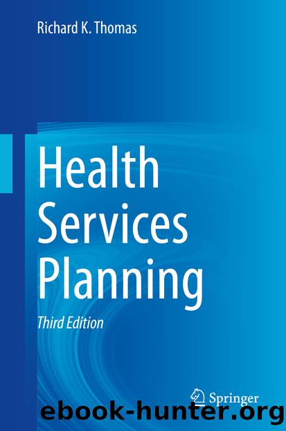 Health Services Planning by Richard K. Thomas