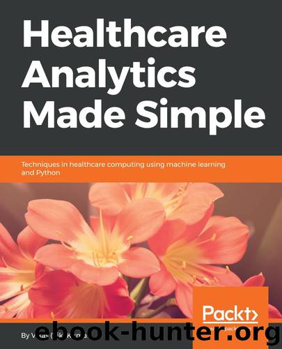 Healthcare Analytics Made Simple: Techniques in healthcare computing using machine learning and Python by Vikas (Vik) Kumar