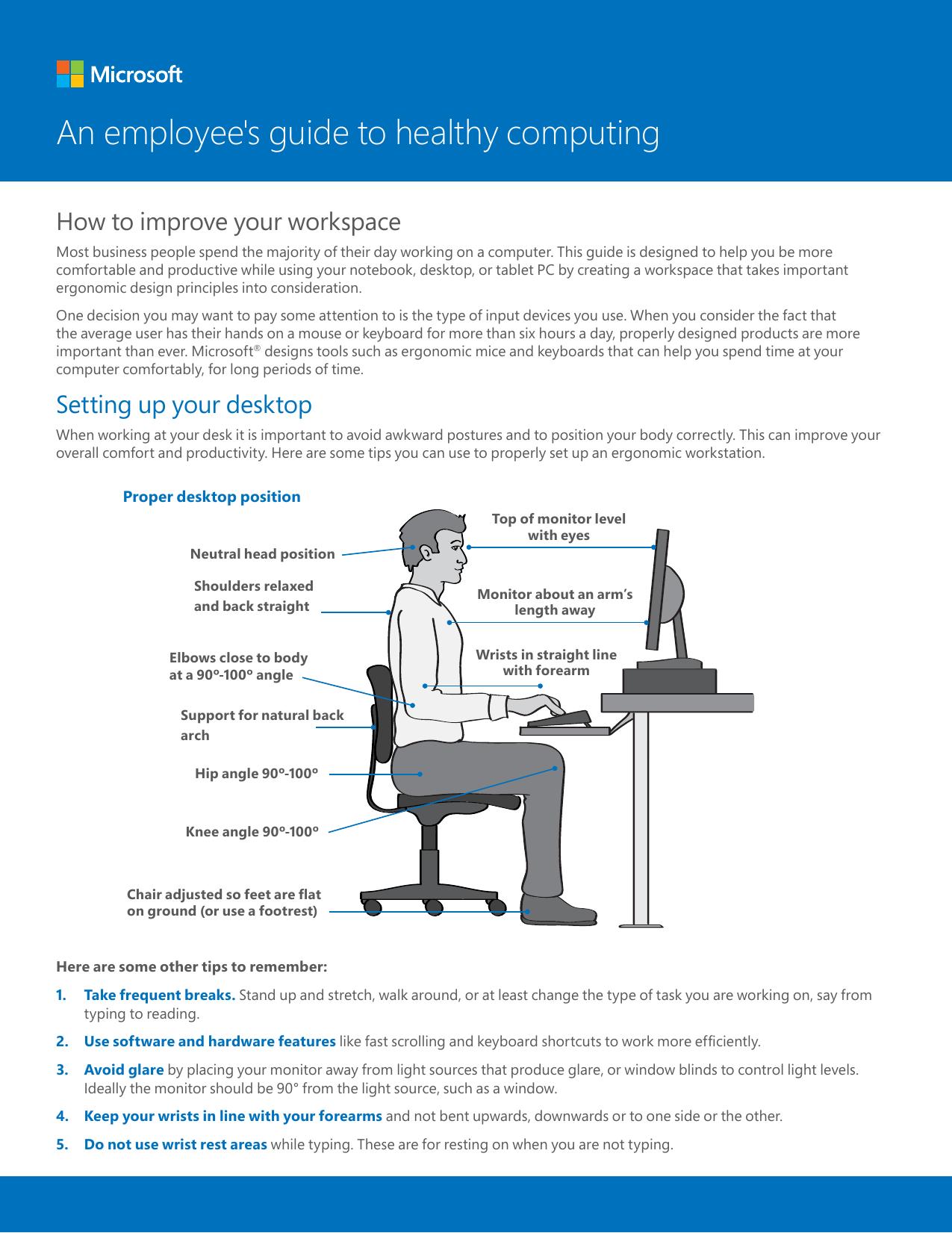Healthy Computing Employee Reference Guide by Unknown