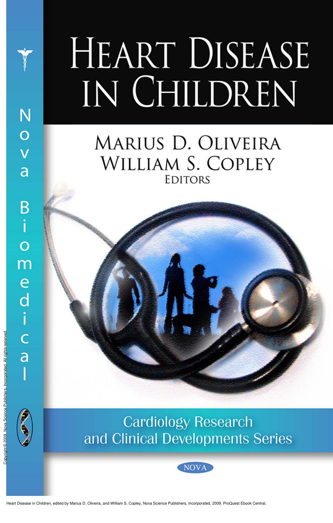 Heart Disease in Children by Marius D. Oliveira; William S. Copley