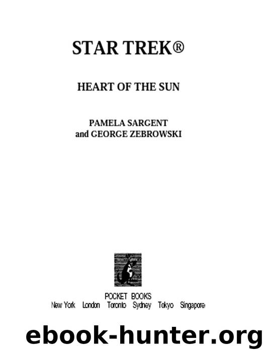 Heart Of The Sun Star Trek 83 by George Zebrowski