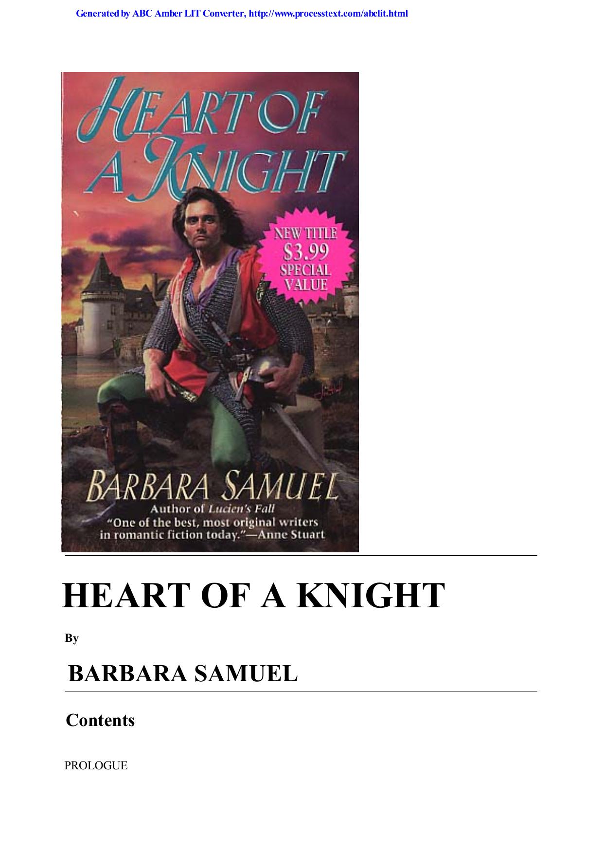 Heart of a Knight by Barbara Samuel