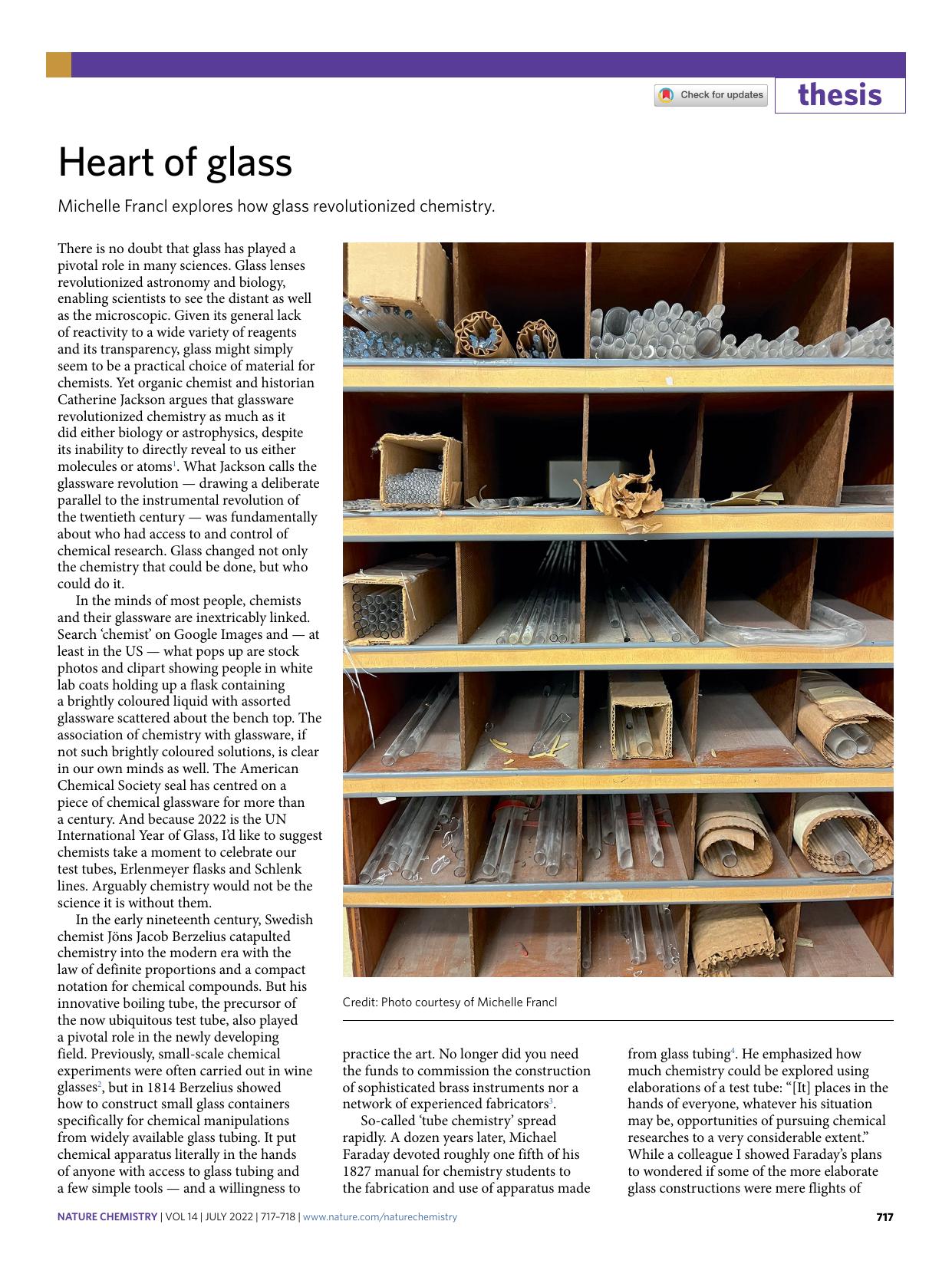 Heart of glass by Michelle Francl