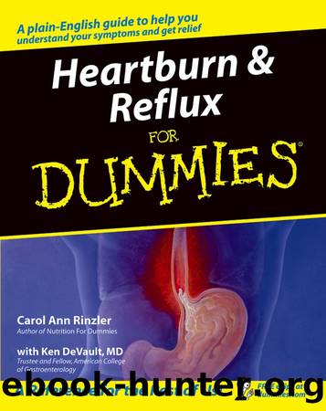 Heartburn and Reflux For Dummies by Carol Ann Rinzler & Ken DeVault MD
