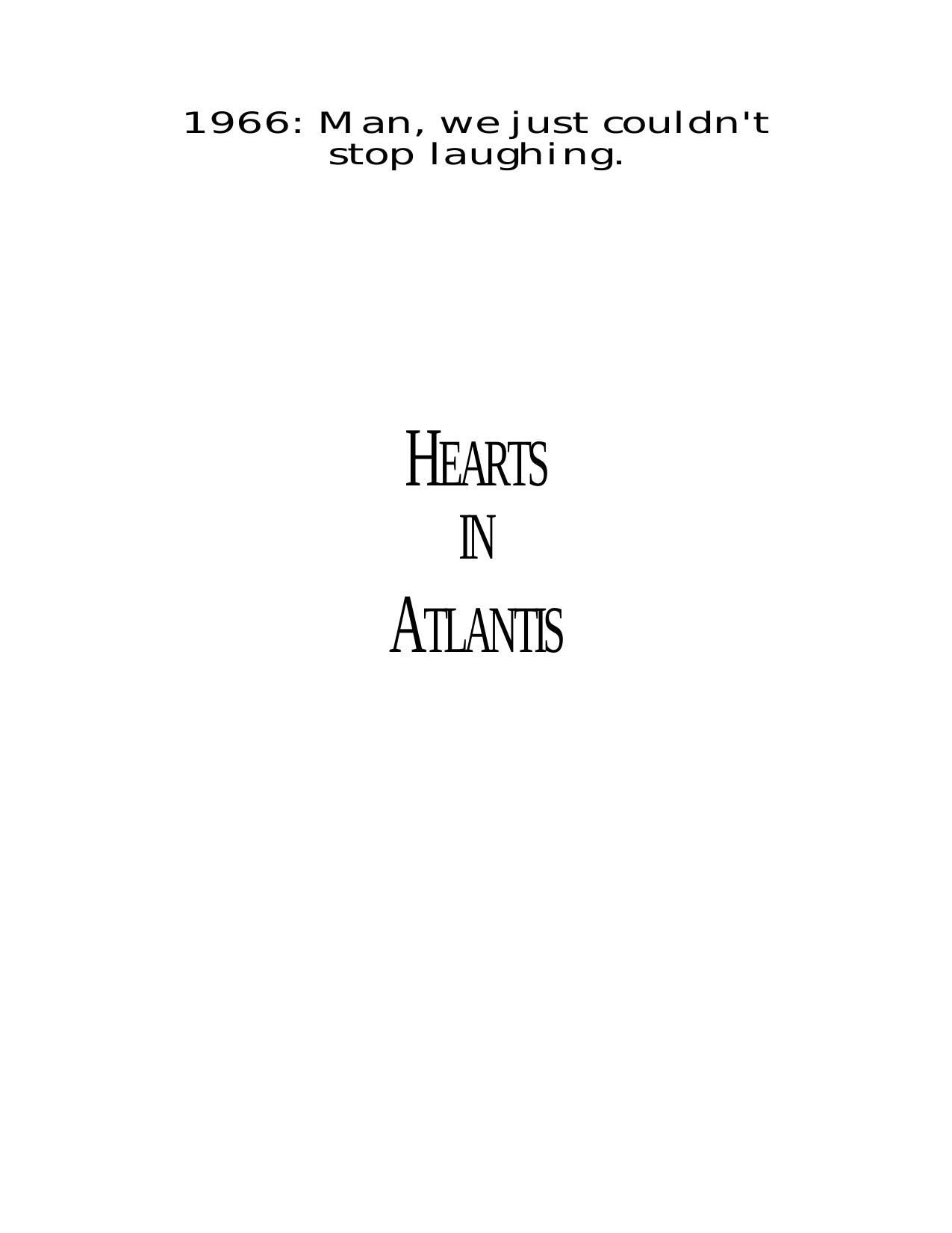 Hearts In Atlantis by Stephen King