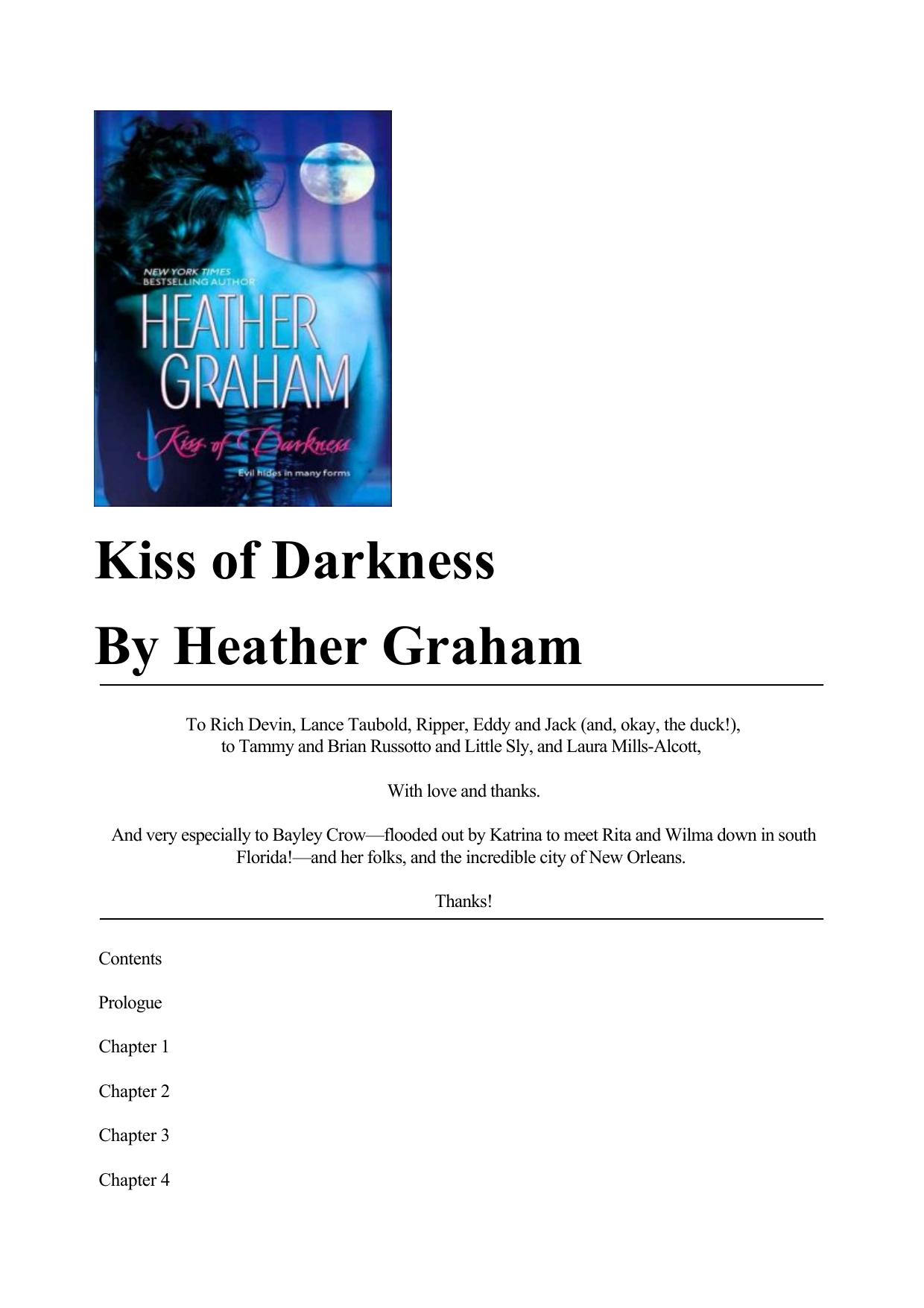 Heather Graham by Kiss Of Darkness