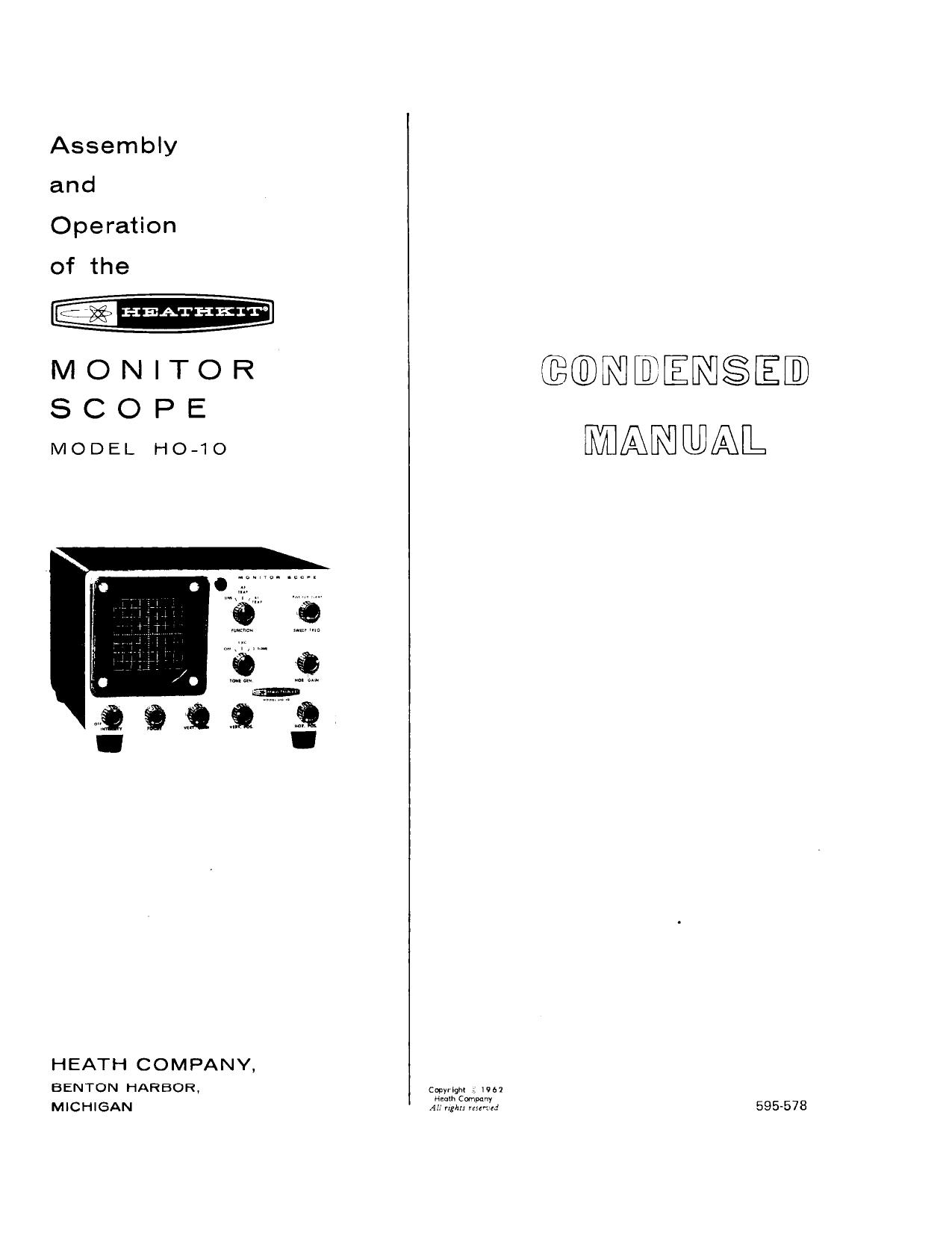 Heathkit HO-10 Monitor Scope WW.pdf by Shellie