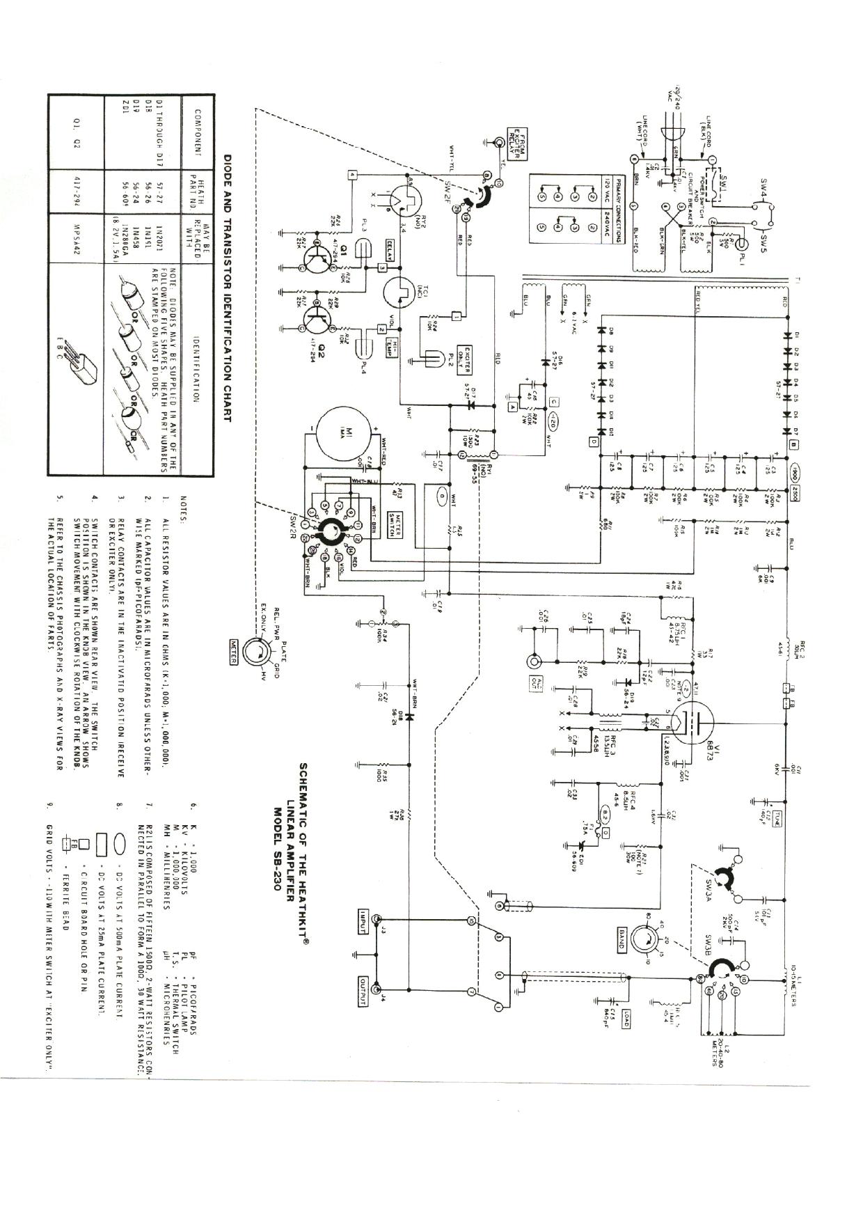 Heathkit SB-230 Linear Amplifier (schematic only) WW.pdf by Shellie