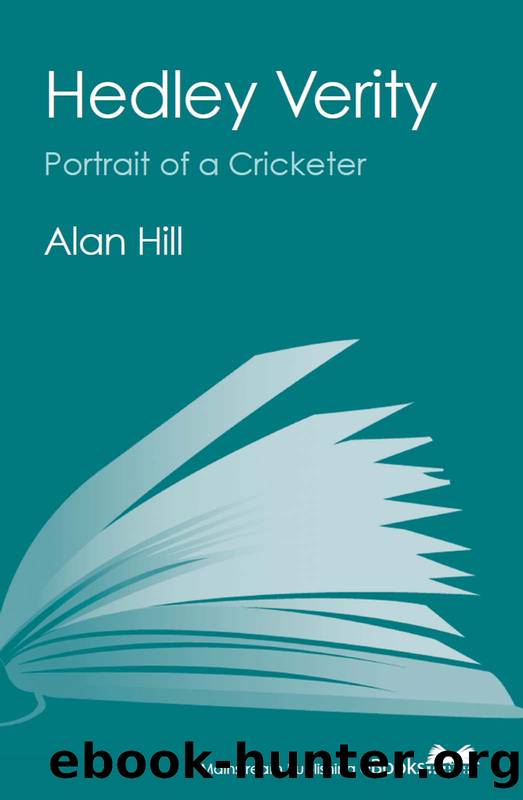 Hedley Verity by Alan Hill