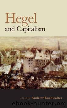 Hegel and Capitalism by Andrew Buchwalter