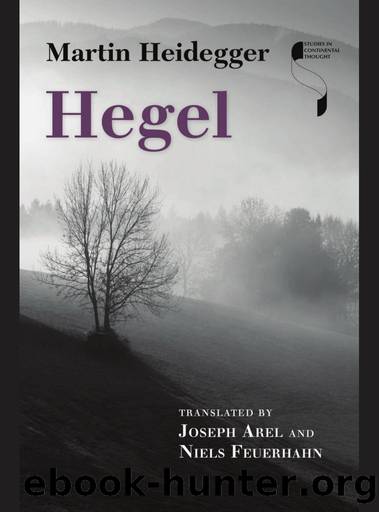 Hegel by Martin Heidegger