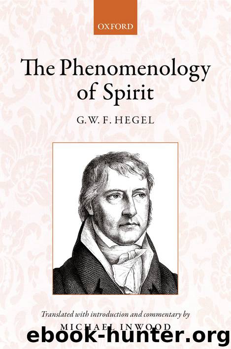 Hegel by Michael Inwood