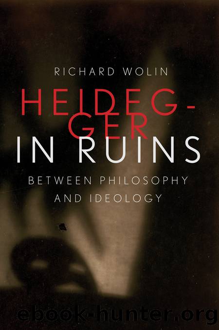 Heidegger in Ruins by Richard Wolin;