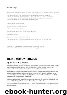Heist Job on Thizar by Gordon Randall Garrett