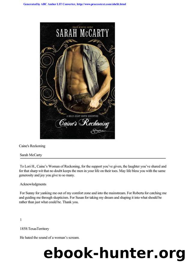 Hell's Eight 1 - Caine's Reckoning by Sarah MacCarty