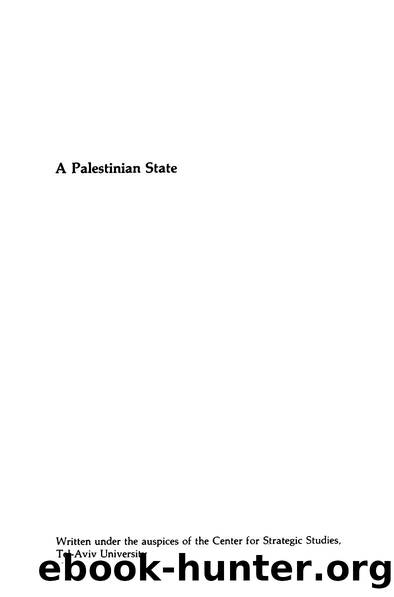 Heller, Mark A. - A Palestinian State  The Implications for Israel by Harvard University Press (1984)