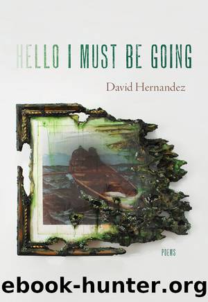Hello I Must Be Going by David Hernandez