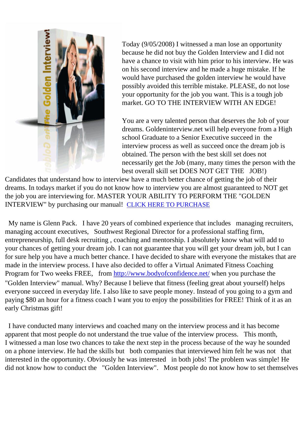 Help People Get Jobs In This Tough Job Market! Backed By 20 Years.. by Best of Kuszter's Collection