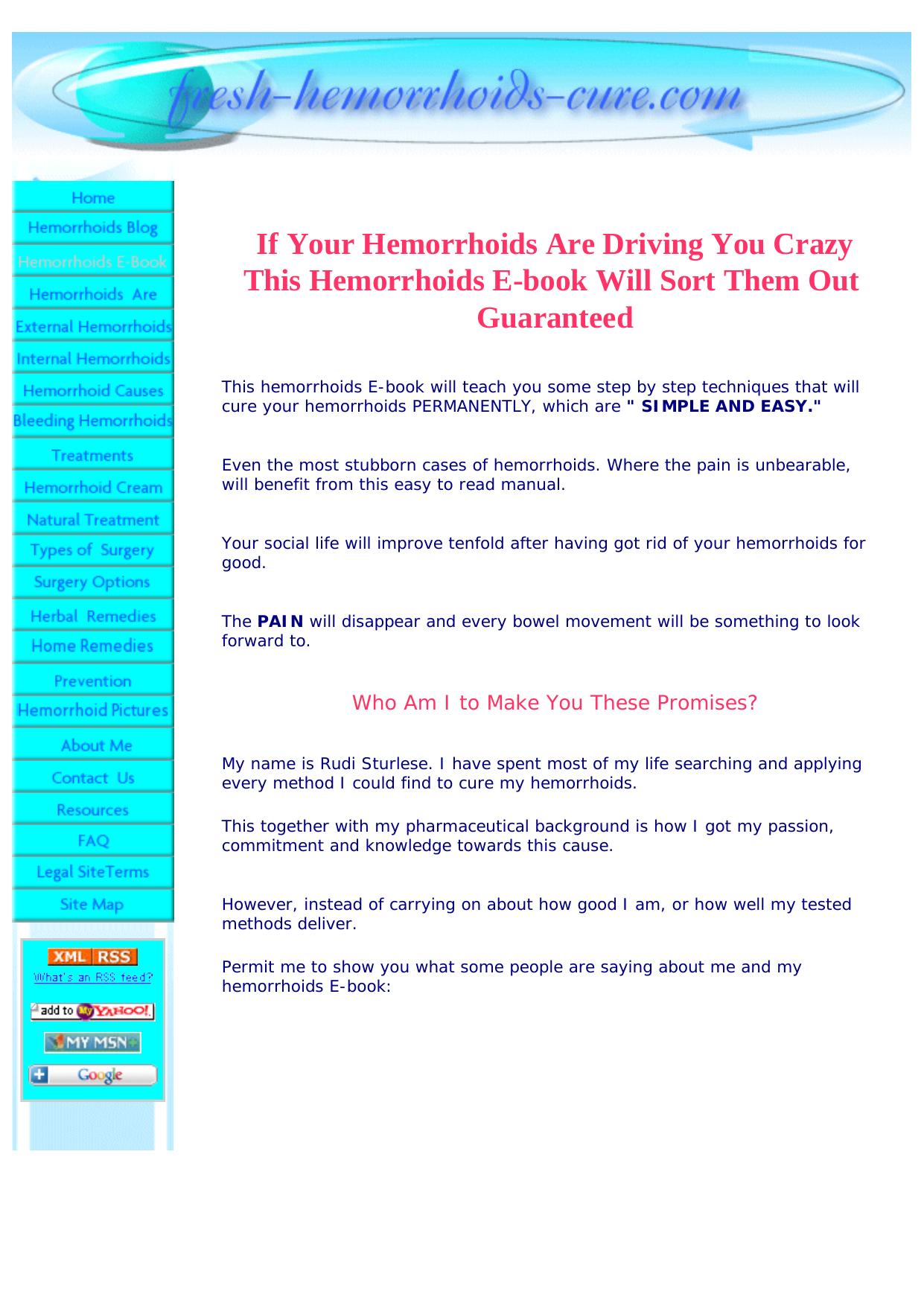 Hemorrhoids Made Easy. by Best of Kuszter's Collection