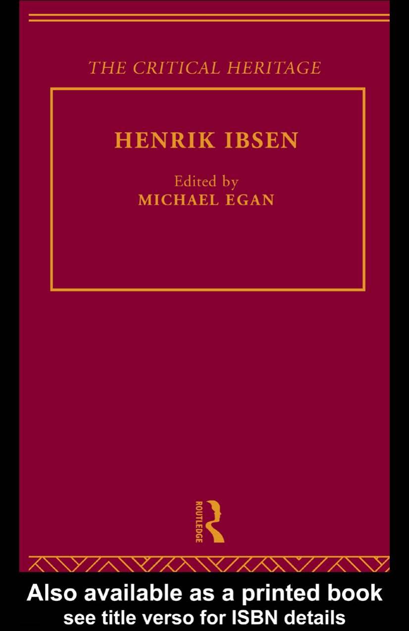 Henrik Ibsen (Critical Heritage Series) by Michael Egan