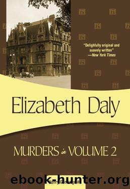 Henry Gamadge 03 Murders in Volume 2 by Elizabeth Daly