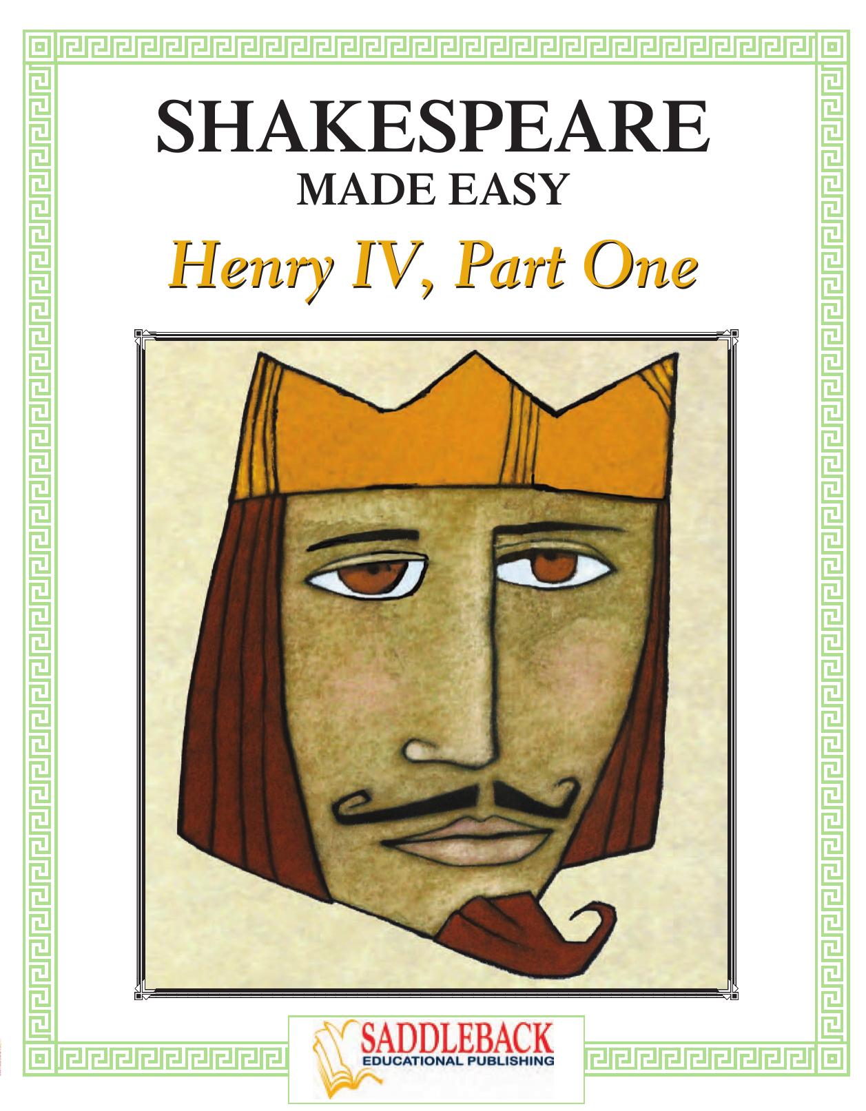 Henry IV (Shakespeare Made Easy) by William Shakespeare Tanya Grosz Linda Wendler
