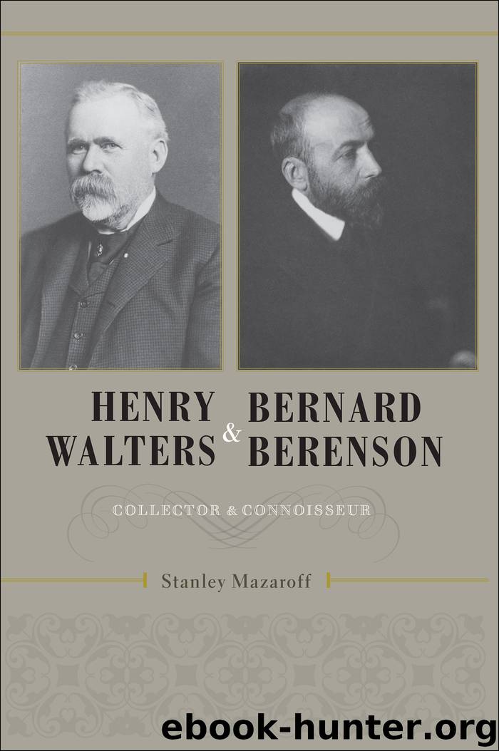 Henry Walters and Bernard Berenson by Stanley Mazaroff