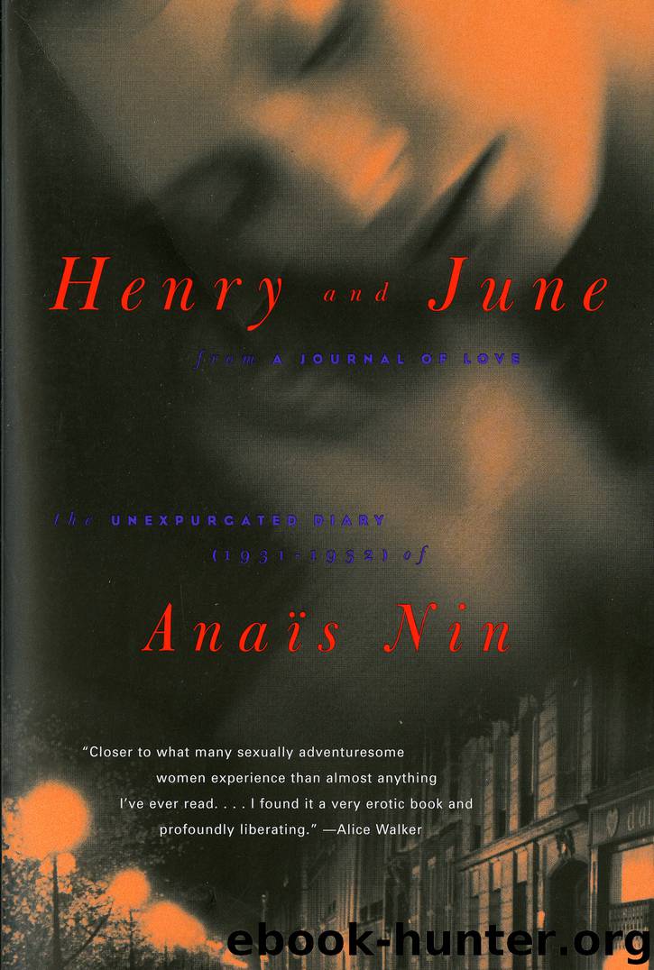 Henry and June by Anaïs Nin