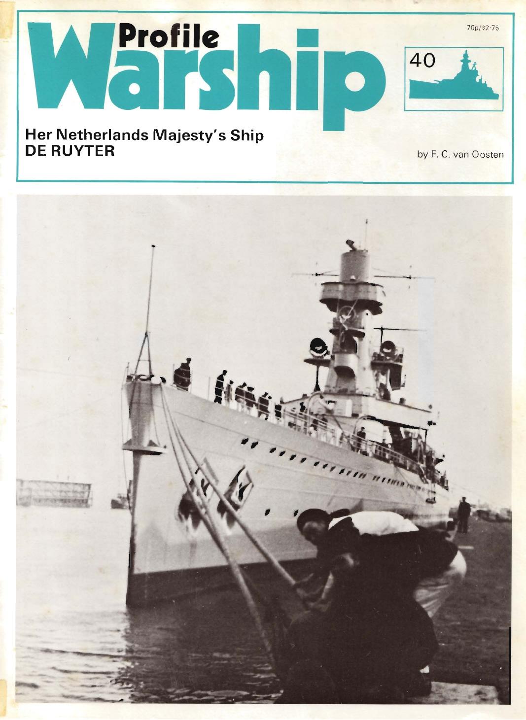 Her Netherlands Majesty's Ship De Ruyter (Warship Profile 40) (Repost) by Unknow