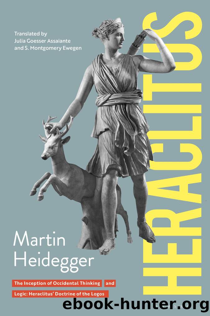 Heraclitus by Martin Heidegger